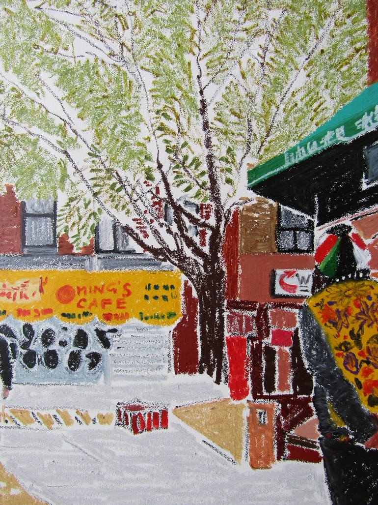 Original Contemporary Cities Drawing by Mary Cinque