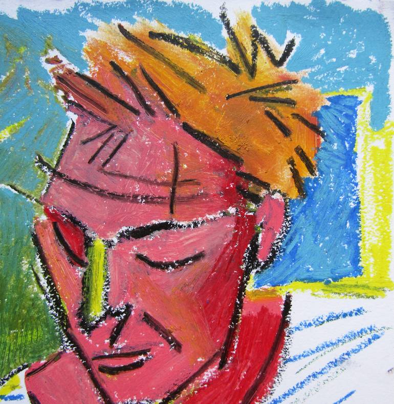 Original Figurative Men Drawing by Mary Cinque