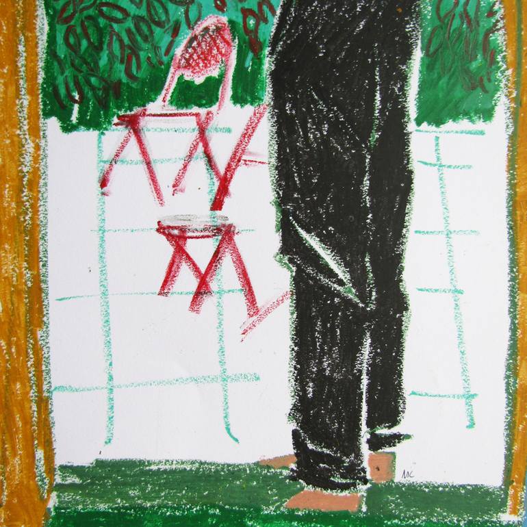 Original Figurative Men Drawing by Mary Cinque