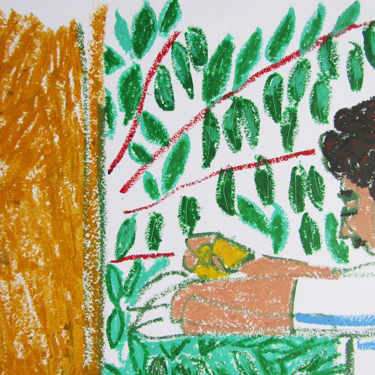 Original Figurative Men Drawing by Mary Cinque