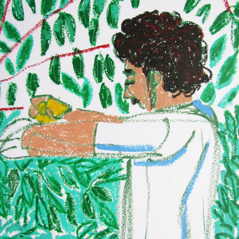 Original Figurative Men Drawing by Mary Cinque