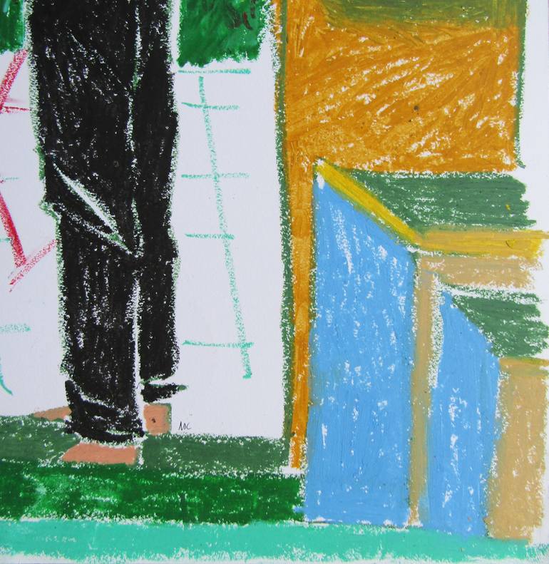 Original Figurative Men Drawing by Mary Cinque