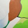 I love to contrast bold, plain areas of colors with more detailed ones