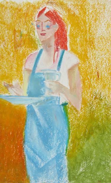 Original Figurative Women Drawings by Mary Cinque