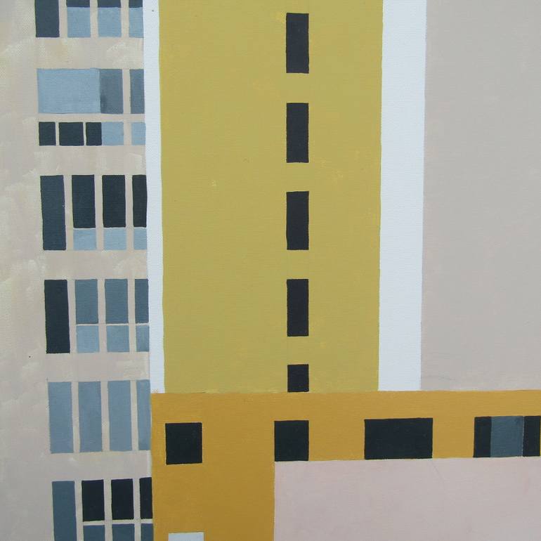 Original Figurative Cities Painting by Mary Cinque