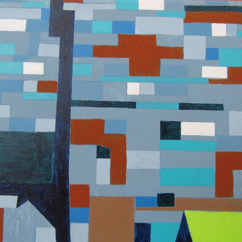 Original Figurative Cities Painting by Mary Cinque