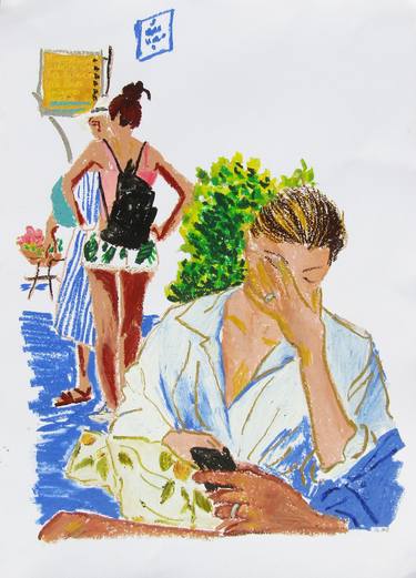 Print of Figurative People Drawings by Mary Cinque