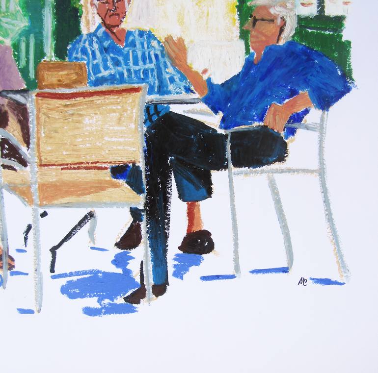 Original Figurative Men Drawing by Mary Cinque