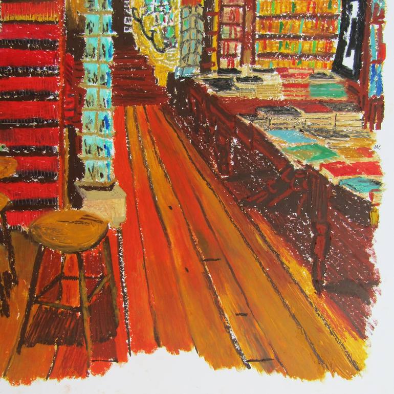 Original Interiors Drawing by Mary Cinque