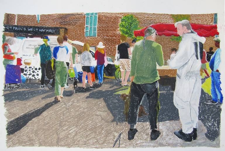 Print of Figurative People Drawings by Mary Cinque