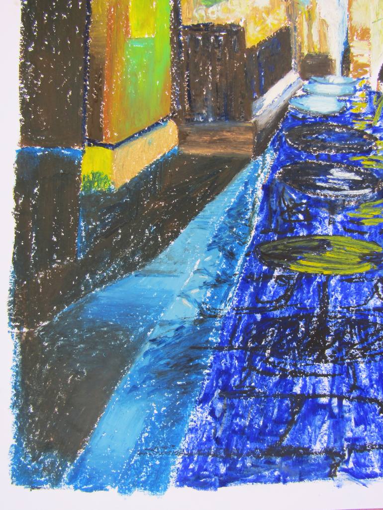 Original Figurative Outer Space Drawing by Mary Cinque