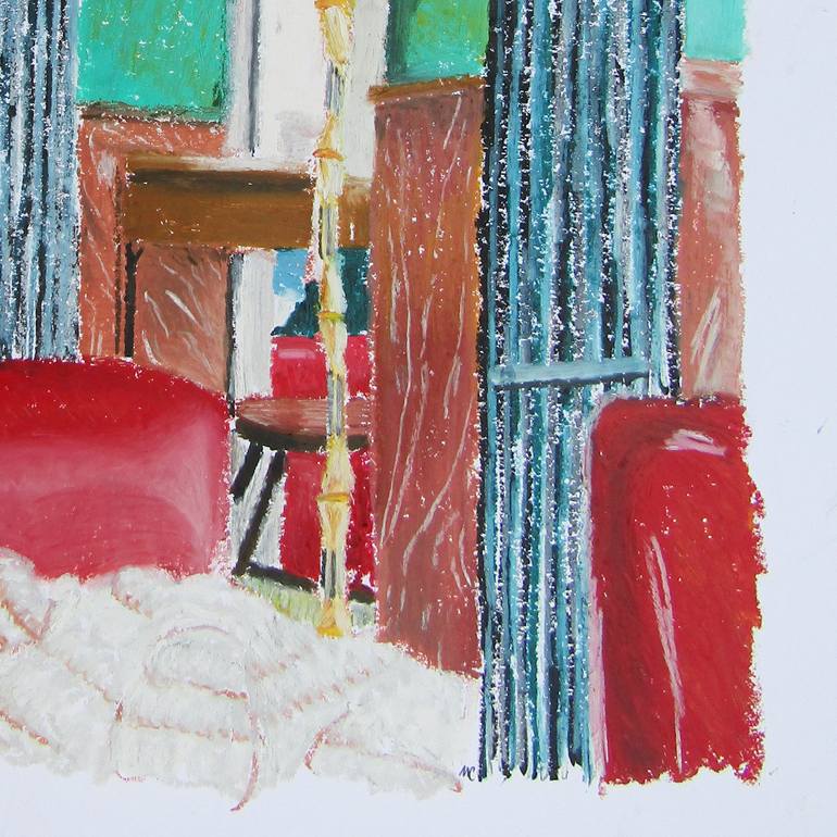 Original Figurative Outer Space Drawing by Mary Cinque