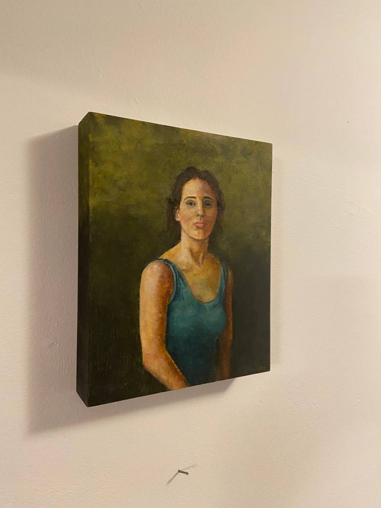 Original Portraiture Women Painting by Willy Dahm