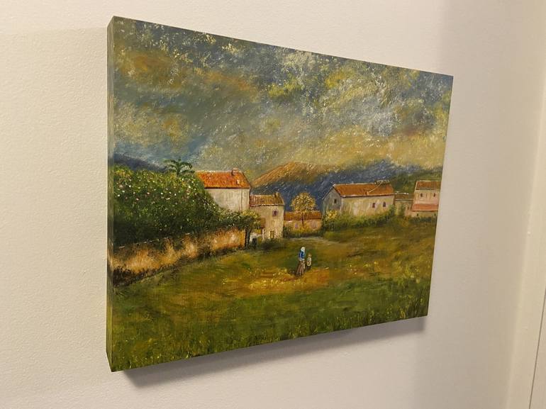 Original Impressionism Landscape Painting by Willy Dahm