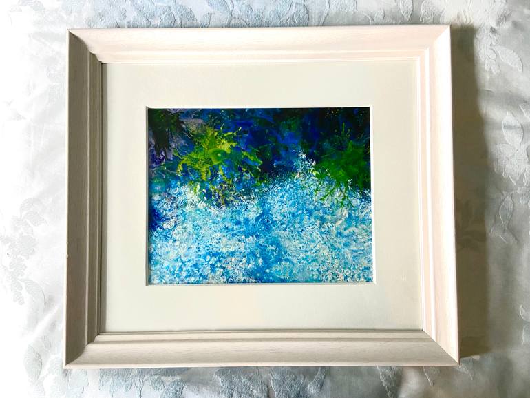 Original Abstract Painting by Willy Dahm