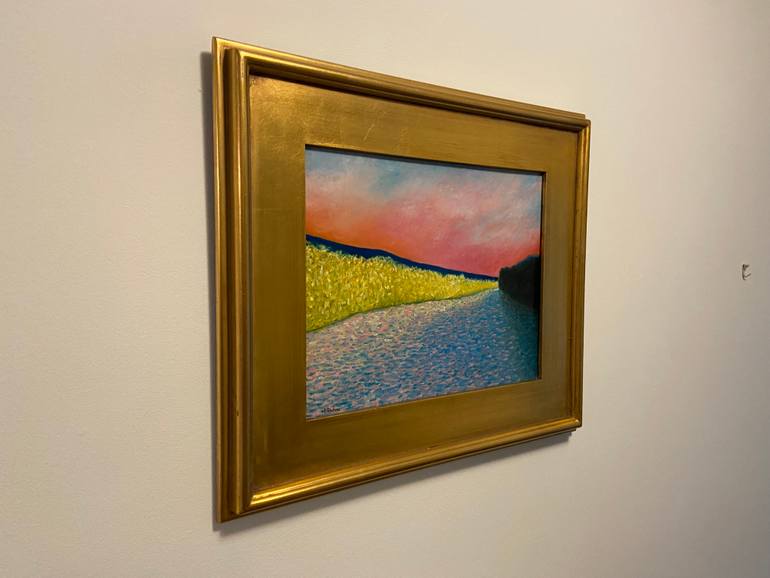 Original Impressionism Abstract Painting by Willy Dahm