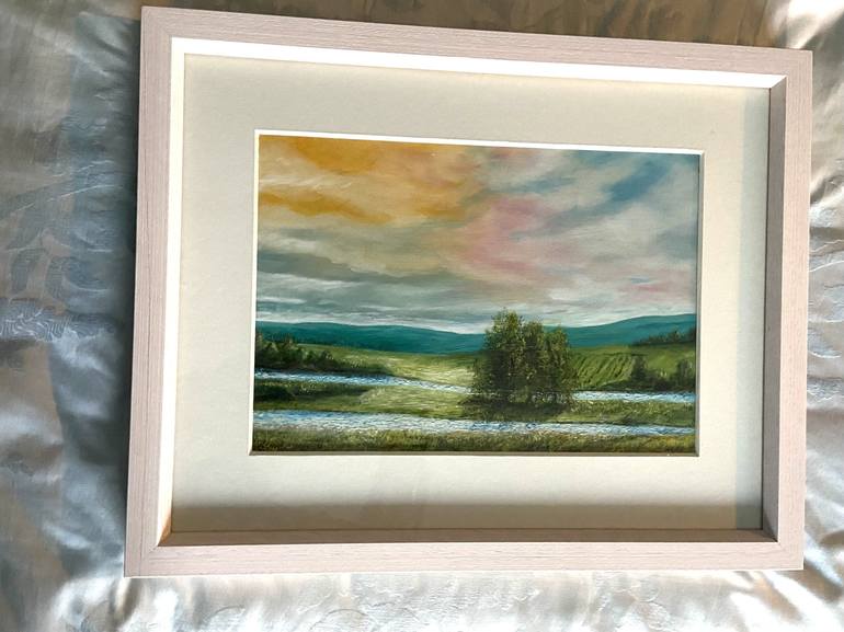 Original Impressionism Landscape Painting by Willy Dahm