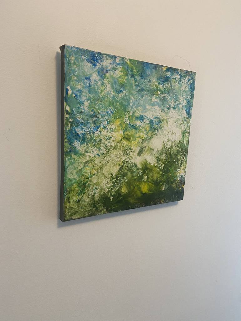 Original Abstract Painting by Willy Dahm