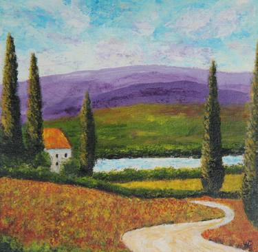 Original Fine Art Landscape Paintings by Willy Dahm