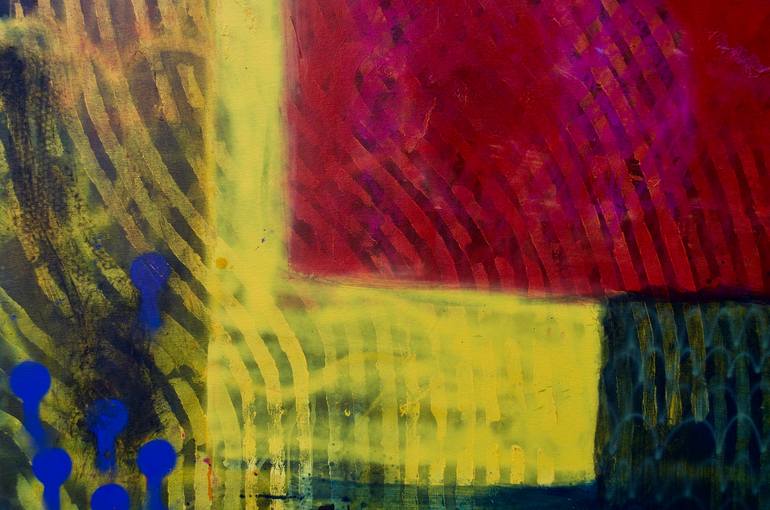 Original Abstract Expressionism Abstract Painting by David Spencer