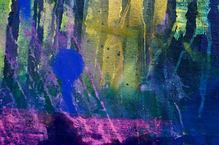 Original Abstract Expressionism Abstract Painting by David Spencer