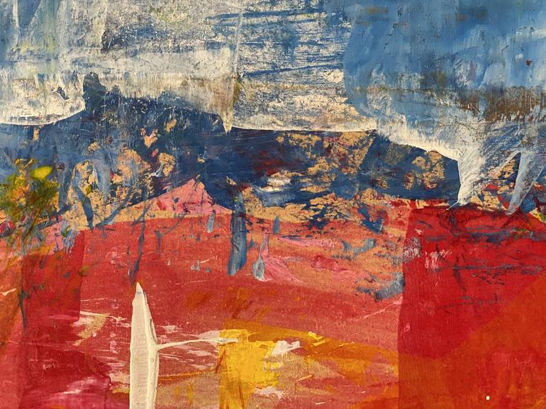 Original Abstract Landscape Painting by Ezra Bejar