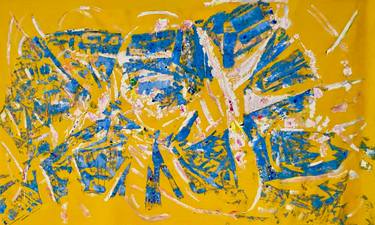 Original Abstract Mortality Painting by Ezra Bejar