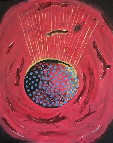 Original Abstract Expressionism Light Painting by Ezra Bejar