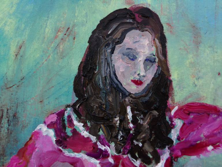 Original Impressionism Pop Culture/Celebrity Painting by Sp Reid