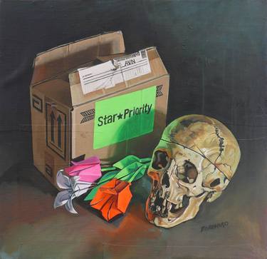 Original Figurative Still Life Paintings by sylvain fornaro