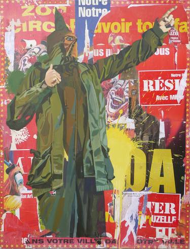 Original Realism Political Collage by sylvain fornaro