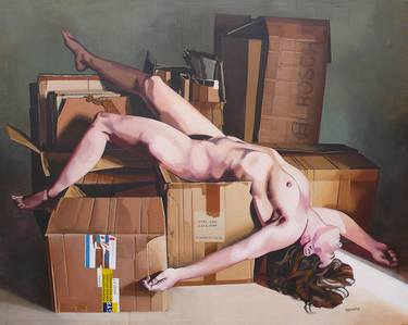 Print of Nude Paintings by sylvain fornaro