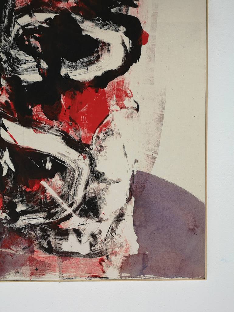 Original Abstract Expressionism Abstract Painting by Massimo Quadrelli