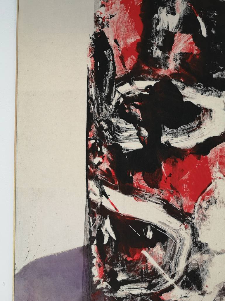 Original Abstract Expressionism Abstract Painting by Massimo Quadrelli
