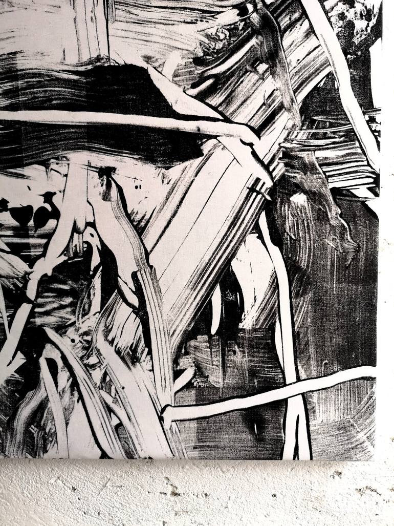 Original Abstract Expressionism Abstract Painting by Massimo Quadrelli