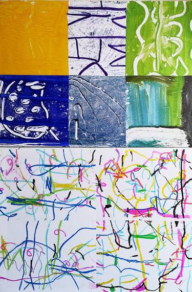 Original Abstract Paintings by massimo quadrelli