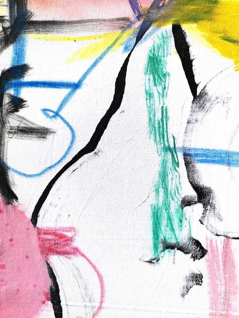 Original Abstract Expressionism Abstract Painting by Massimo Quadrelli