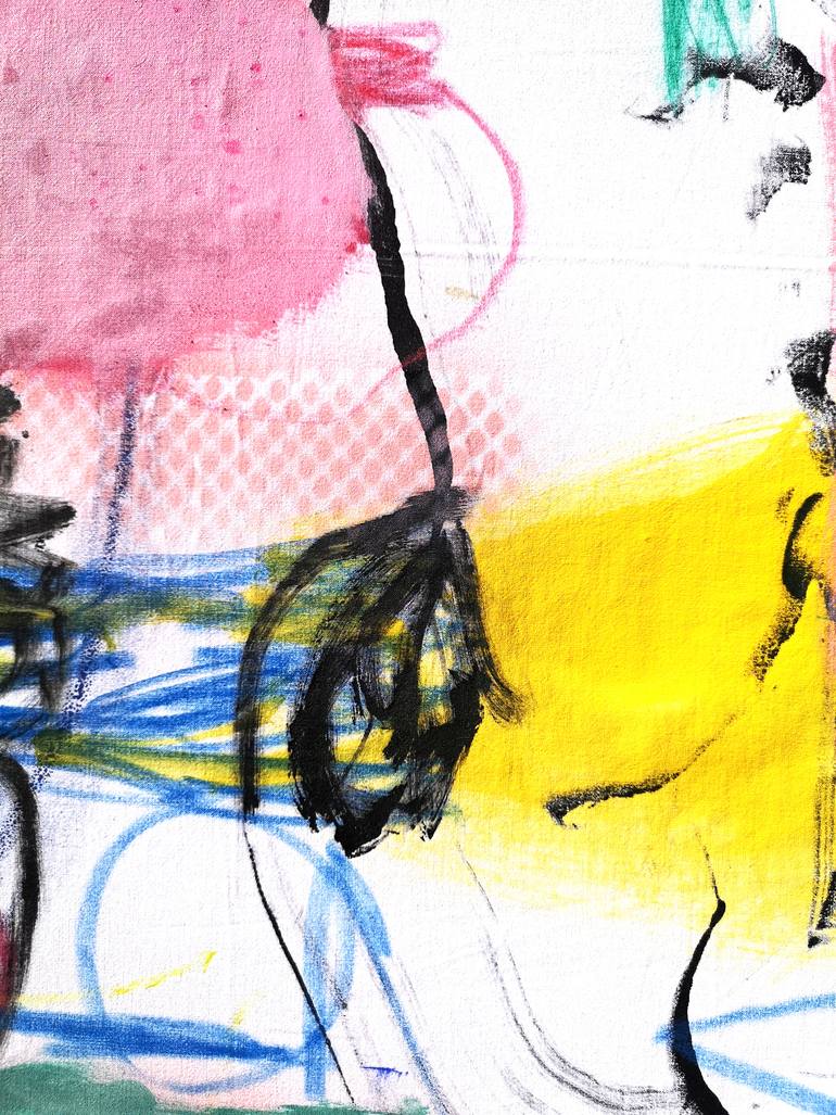 Original Abstract Expressionism Abstract Painting by Massimo Quadrelli