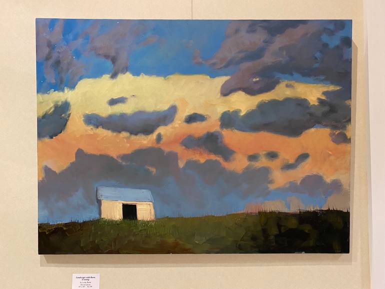 Original Abstract Landscape Painting by Leslie Banta