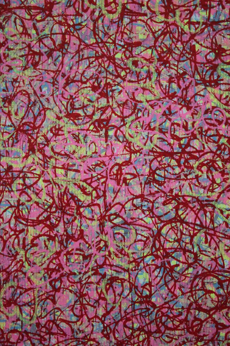 Original Conceptual Abstract Drawing by Annette Mewes-Thoms