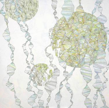 Original Conceptual Abstract Drawings by Annette Mewes-Thoms
