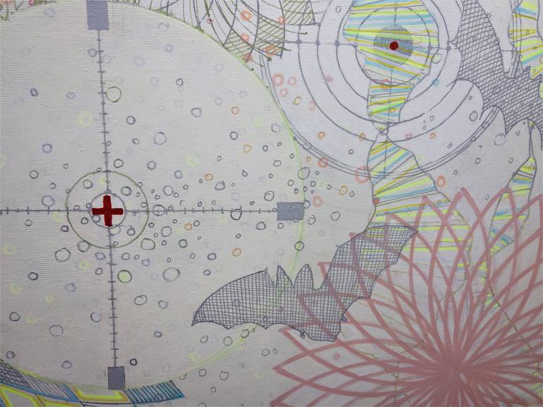 Original Geometric Drawing by Annette Mewes-Thoms