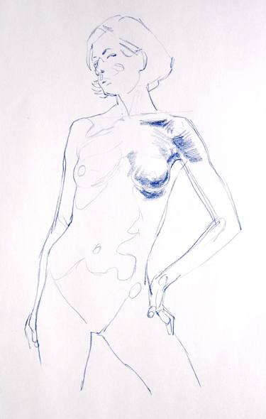 Original Nude Drawings by Richard Johnson