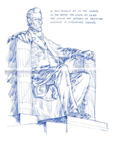 Print of Documentary Politics Drawings by Richard Johnson