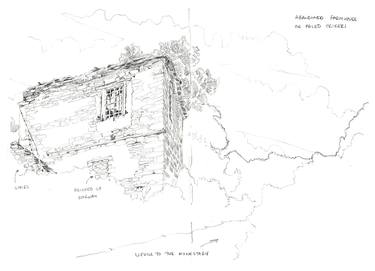 Original Documentary Architecture Drawings by Richard Johnson
