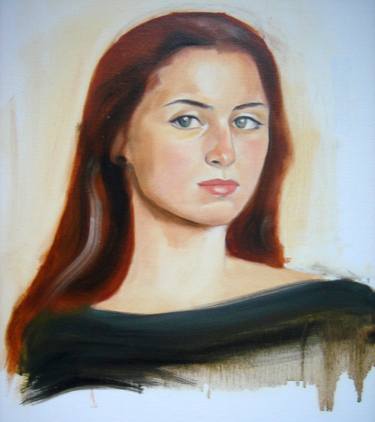 Original Fine Art Portrait Paintings by Margarita Bojinova