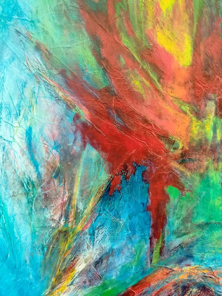 Original Abstract Expressionism Abstract Painting by francine stuart