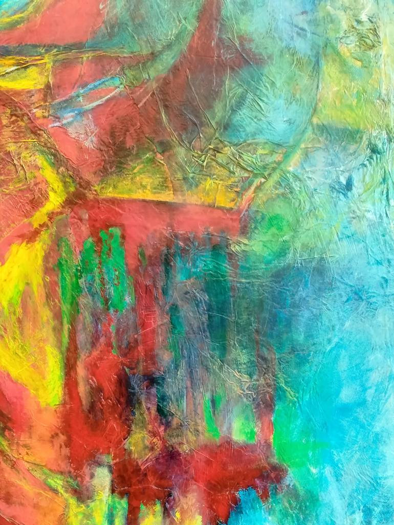 Original Abstract Expressionism Abstract Painting by francine stuart