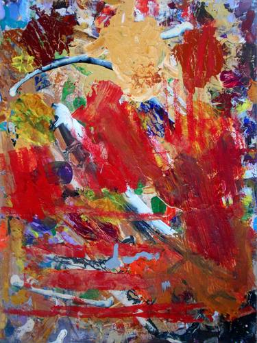 Original Abstract Expressionism Abstract Painting by Matt Wright