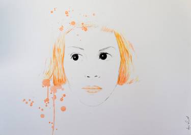 Original Abstract Portrait Drawings by Dejan Filipović